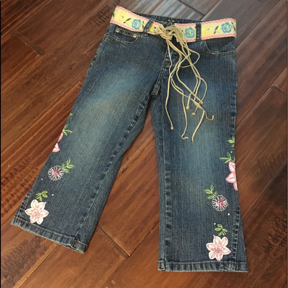 Kids Arizona Capri Jean with belt